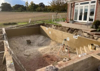 New Outdoor Pool and Garden in Pangbourne